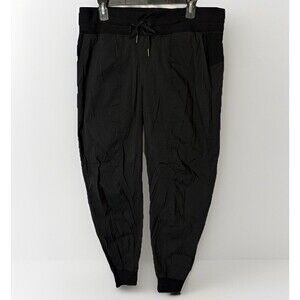 Lululemon Dance Studio Jogger Pants Womens 12 Gray Mid Rise Gym Yoga Training